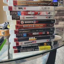Ps3 Game Bundle 14 Titles (Willing To Negotiate)