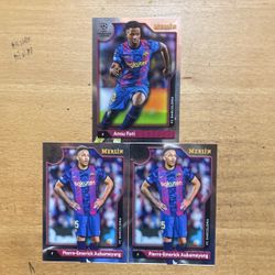2022 MERLIN BARCELONA 3 CARD LOT 