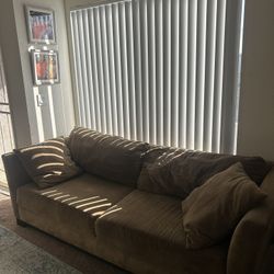 Brown couch 