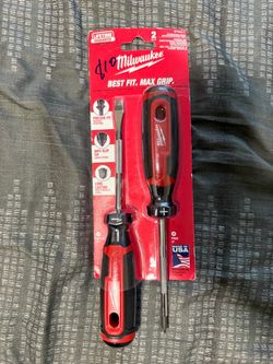 Milwaukee 2-Piece Cushion-Grip Screwdriver Set