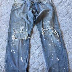 GOLDEN DENIM “Pain Spill” NO FEAR 
