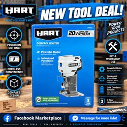 HART 20-Volt Cordless Trim Router (Battery Not Included)
