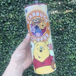 Pooh Bear SB Inspired Tumbler (READ DESCRIPTION)