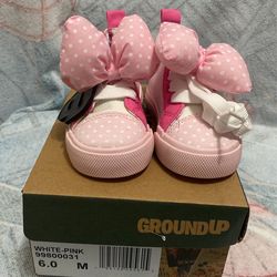 Ground Up  Disney Minnie Mouse  Hi.  Sneaker -little/big Kid  Pink 