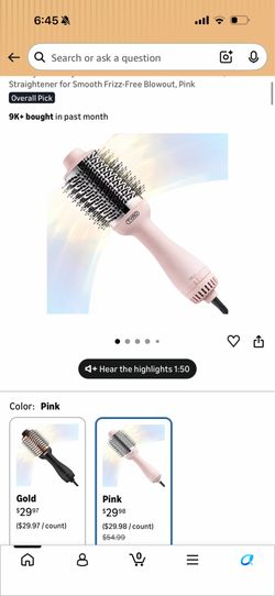 TYMO Hair Dryer Brush Blow Dryer Brush in One, 4 in 1 Ionic Hairdryer and Styler Volumizer with Oval