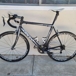 Ridley Helium Carbon fiber bike.