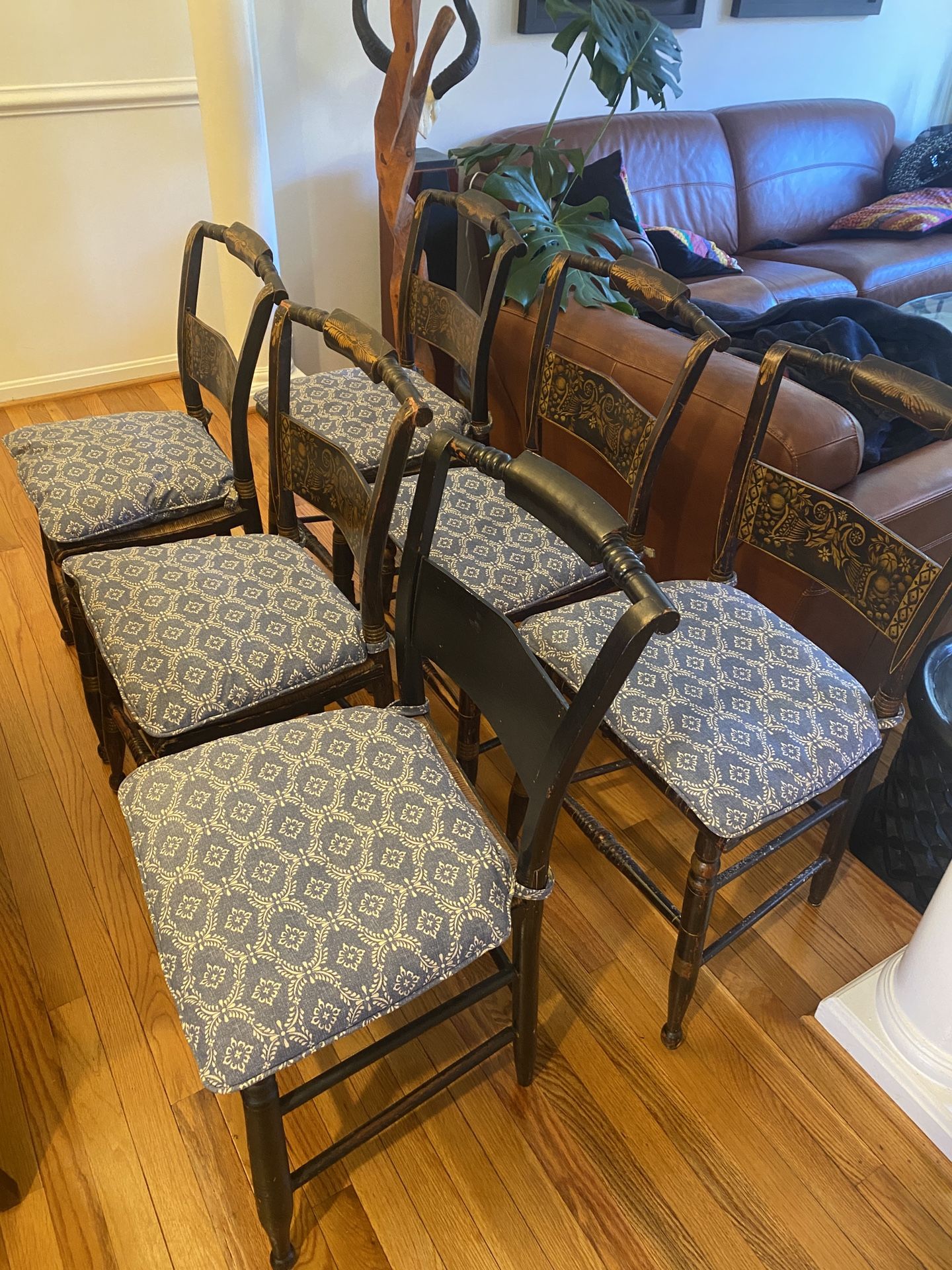 Set of 6 Antique Chairs