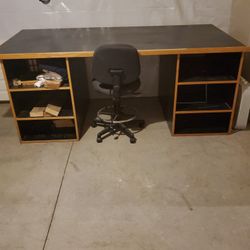 96" X 46" Engineers/Architects Plan Table With 6 Deep Storage Cubbies 