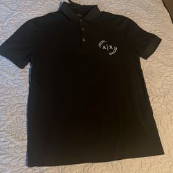 Black Armani Exchange Polo
