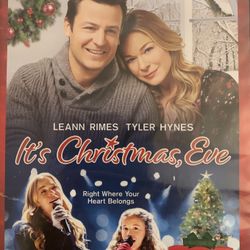 Hallmark’s IT’S CHRISTMAS, EVE (DVD-2018) NEW! Leann Rimes!
