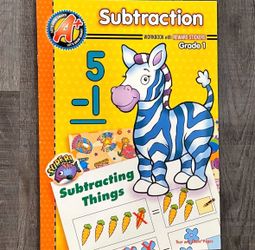 New 1st Grade Subtraction Educational Math Workbook