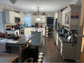 Kitchen cabinets with countertop