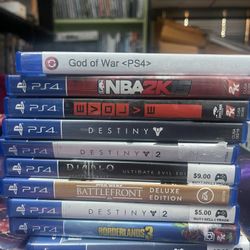 PlayStation 4 Ps4 Games
