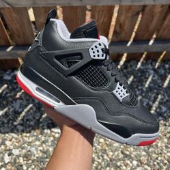 Jordan 4 Bred Reimagined (Size 5.5Y, 6Y, 6.5Y, 7Y, 8)