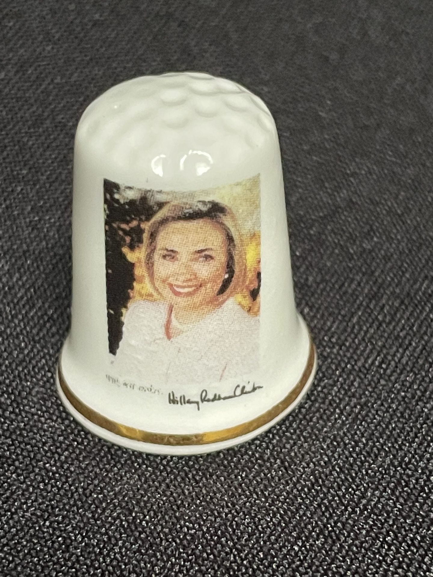 Hillary Clinton Gimbel And Sons Fine Bone China  - Made In England