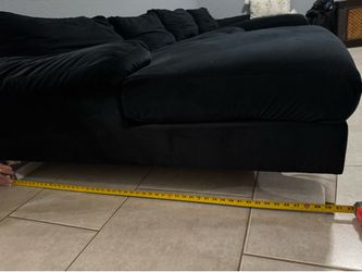 Black sofa