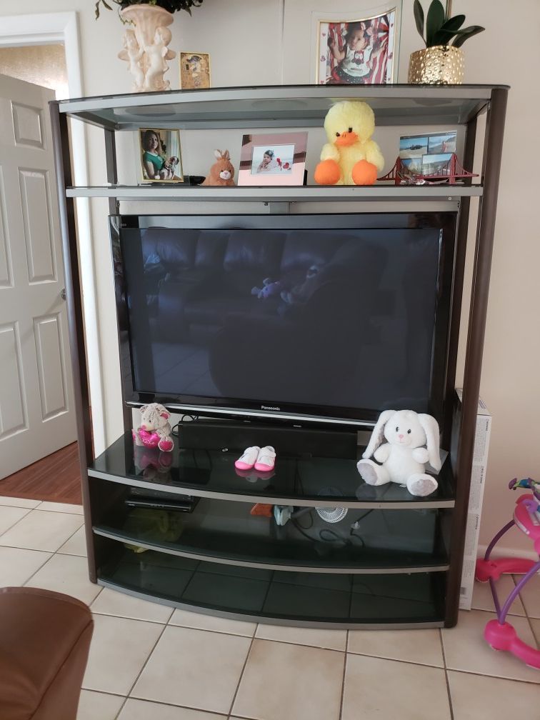 Panasonic 50 inch tv with stand