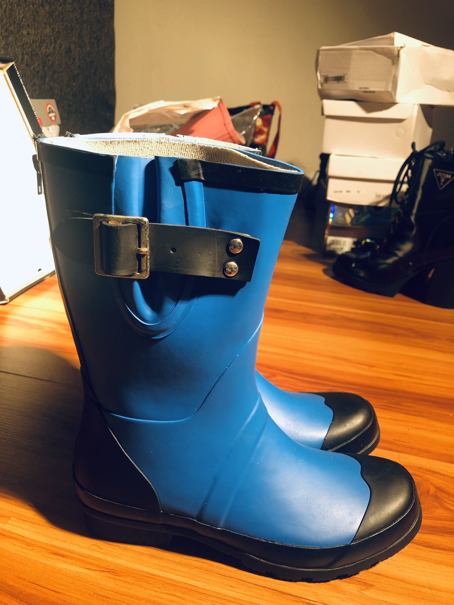 Rain Boots Blue