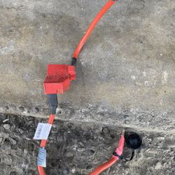 BMW BATTERY RED CABLE POSITIVE OEM 