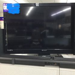 39” TV and Sound bar 