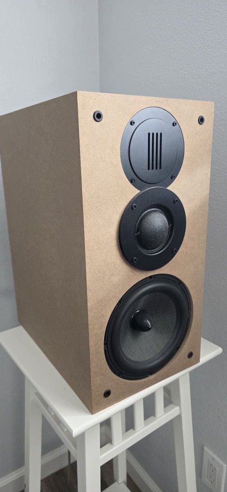HiVi Swans DIY 3 Way Passive Bookshelf Speaker kit. Assembled Kit Of The Swan Speakers
