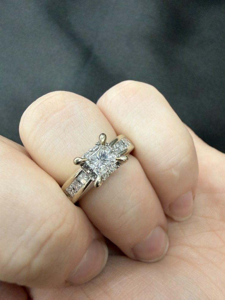 White Gold Diamond Engagement Ring