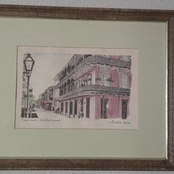 Andrew Delyde hand painted water color