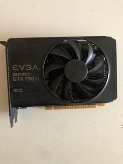 $60 Nvdia 750ti superclocked and 8gb of ddr3 ram $60 obo