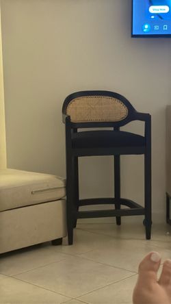 Bar stool black great condition-2 $300 for both