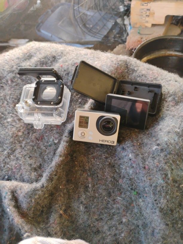 GoPro Hero 3 Like New With Backpack LCD Screen
