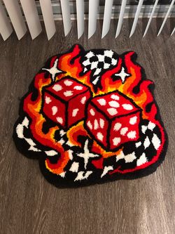 Lucky Dice Tufted Rug