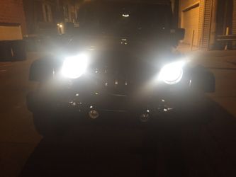 Jeep Wrangler headlights