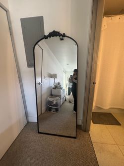 Vintage arch mirror
