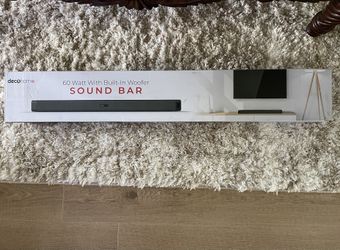 Deco Home 60 Watt Sound Bar W/Built In Sub Woofer