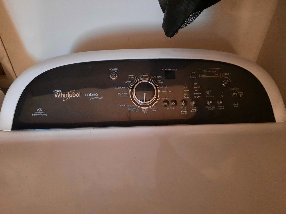 WHIRPOOL Cabrio XL Platinum HE Top Load Washer & Dryer Set for Sale in