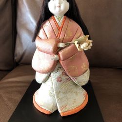 Japanese kimono Doll with Base
