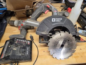 Porter Cable Driver & Circular Saw with charger - $40 (North Phoenix)