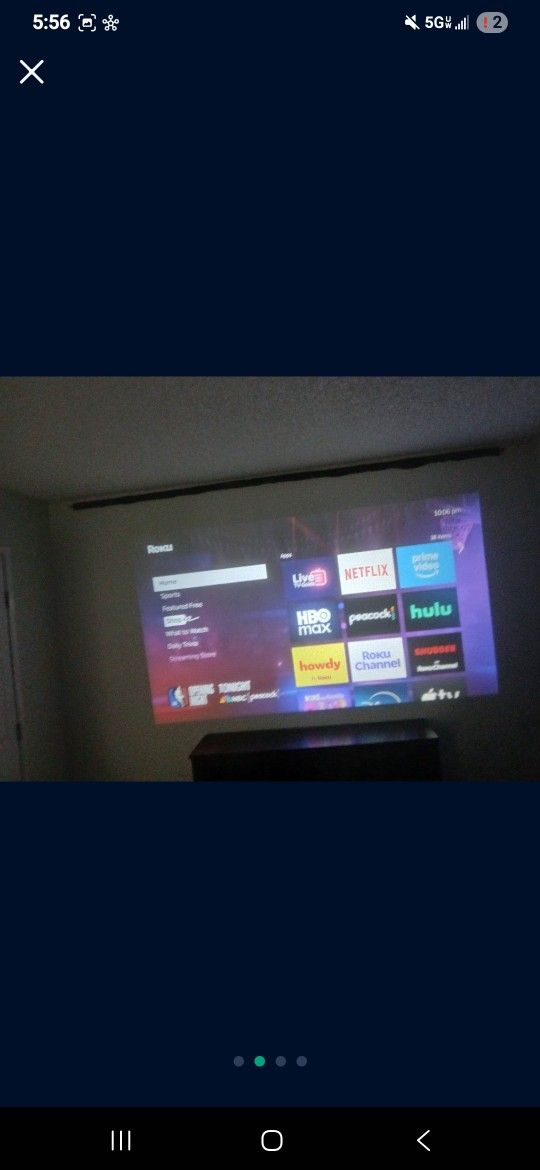 30 Inch Samsung Tv 2 Roku Systems Rca Bluetooth Projector  And Straight Talk Wifi Router