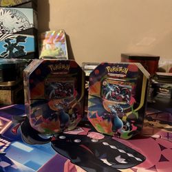 Pokemon charizard tins