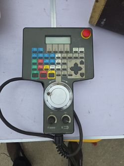 SIEMENS CINCINNATI FALCON 300 CNC LATHE TEACH PENDANT PANEL 3-(contact info removed)A