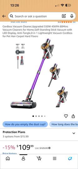 Cordless vacuum