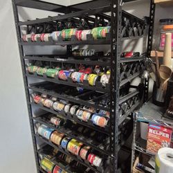Adjustable Canned Goods Shelving Unit