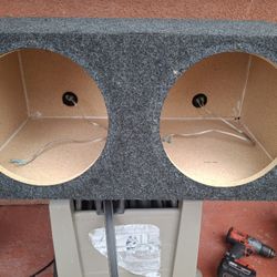 SPEAKERS BOX CAJA PARA BOSINAS 12 INCHES GOOD CONDICIÓN ABLO ESPAÑOL 