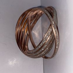 rose gold glitter bracelet bundle