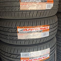 235/60/17 Arroyo Tires 