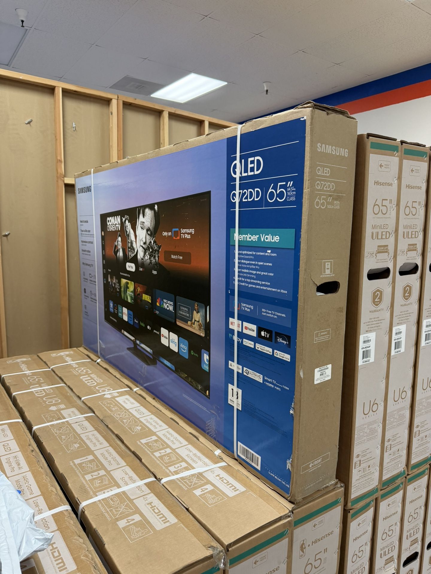 65 Inch Samsung QLED Q72D 4K HDR Smart TV