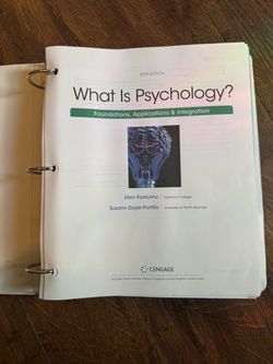 College Book: What is Psychology 5th Edition