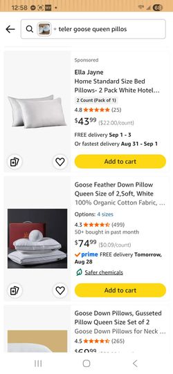 Pillow Oueen Size of 2
Couldn't scan the barcode,  Amazon picture is similar,  brand new