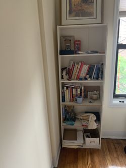 IKEA white bookshelf