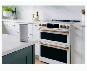 NEW Café Matte White Smart Double Oven Gas Range - Retail $4,299 - Save $2,000
Model # CGS750P4MW2